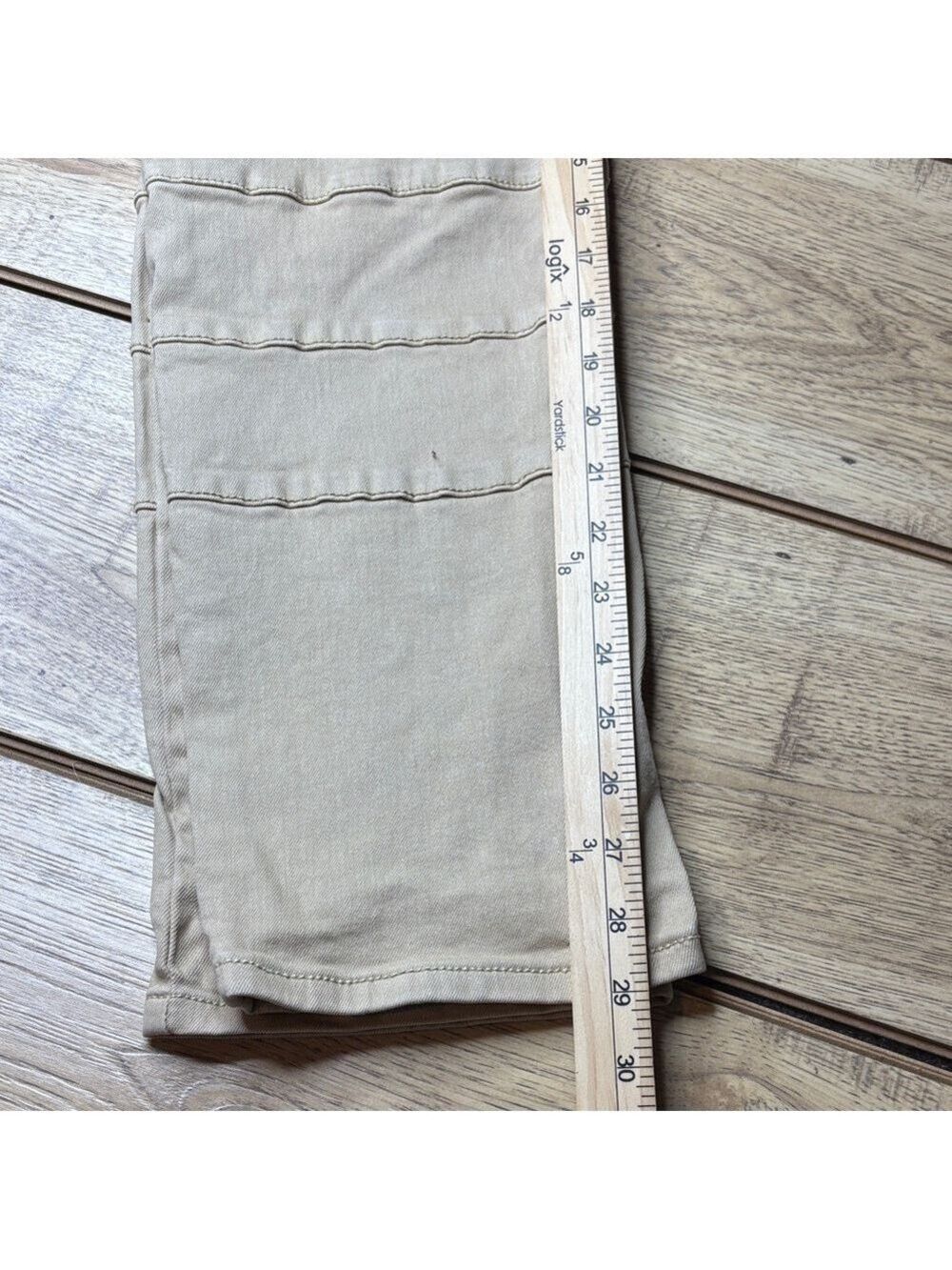 LRG Lifted Research Group Men's Khaki Canvas Pants Size 34 - Picture 10 of 10